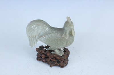 Lot 37 - Three Chinese jade and mineral carvings,...