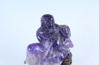 Lot 37 - Three Chinese jade and mineral carvings,...