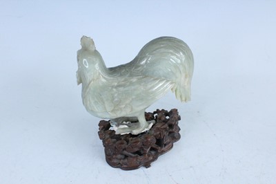 Lot 37 - Three Chinese jade and mineral carvings,...