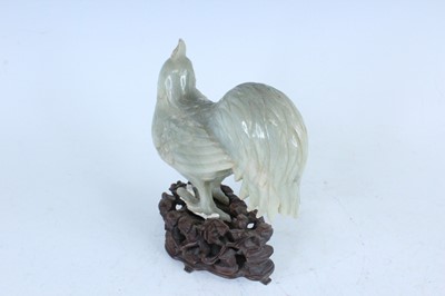 Lot 37 - Three Chinese jade and mineral carvings,...