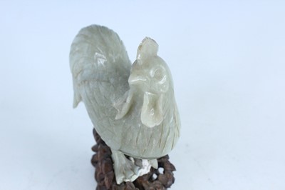 Lot 37 - Three Chinese jade and mineral carvings,...