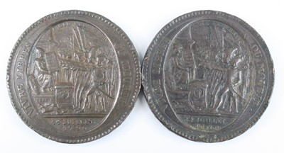 Lot 3184 - France, 1792 bronze 5 Sols token, Birmingham....