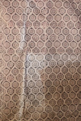 Lot 141 - Two Japanese embroidered silk panels, circa...