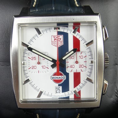 Lot 2606 - A gent's Tag Heuer Monaco limited edition...