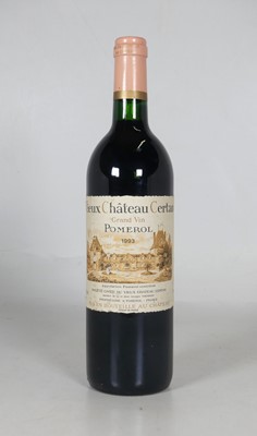 Lot 1148 - Vieux Chateau Certan 1993 Pomerol, one bottle