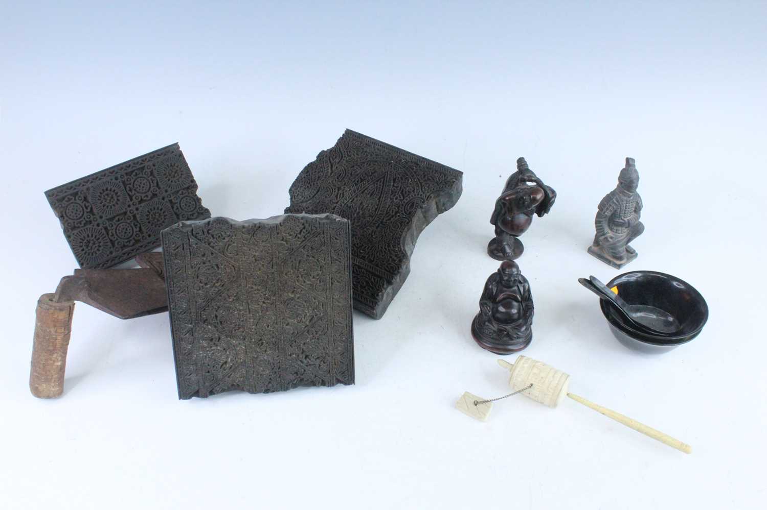 Lot 55 - A group of eight utensils and small wares,...