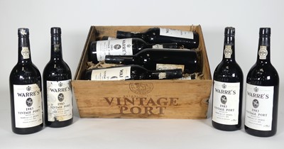 Lot 1315 - Warre's vintage port 1983, 12 bottles OWC, box...