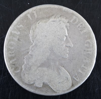 Lot 3191 - England, 1680 crown, obv: fourth laureate and...