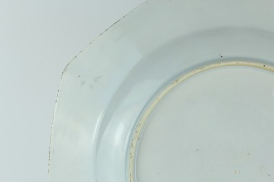 Lot 192 - Three Chinese famille rose octagonal plates,...