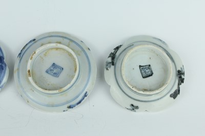 Lot 123 - Four Chinese blue and white porcelain shard...