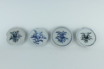 Lot 123 - Four Chinese blue and white porcelain shard...