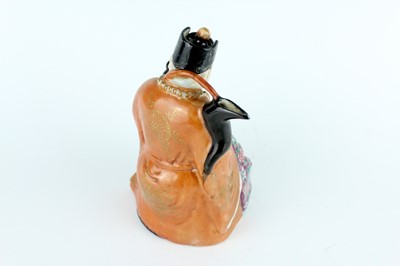 Lot 132 - A Chinese famille rose erotic teapot, late...