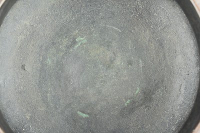 Lot 71 - A large Chinese bronze censer with two handles,...