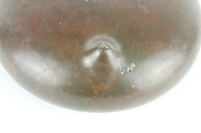 Lot 72 - A Chinese bronze censer with compressed body,...