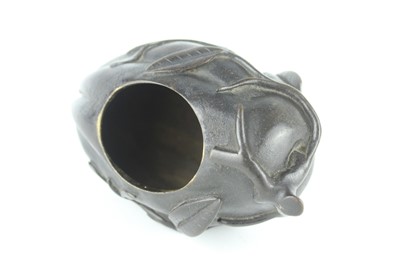 Lot 70 - A Chinese ‘finger-citron’ bronze incense...