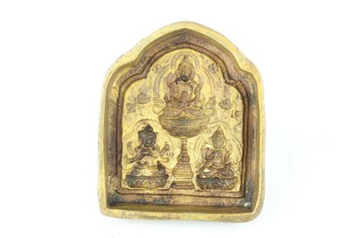 Lot 62 - Two Chinese bronze moulds together with two...