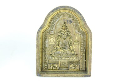 Lot 62 - Two Chinese bronze moulds together with two...