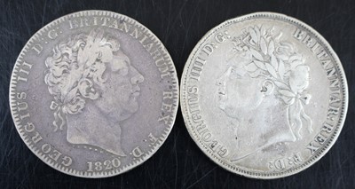 Lot 3201 - Great Britain, 1820 crown, George III laureate...