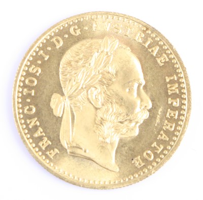 Lot 3233 - Austrian Empire, 1915 gold 1 ducat, obv: Franz...