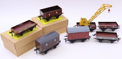 Lot 196 - Seven Bassett-Lowke (Corgi) 0-gauge goods...