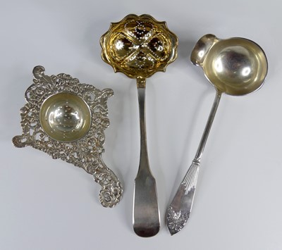 Lot 2169 - Three pieces of Northern European silverware,...