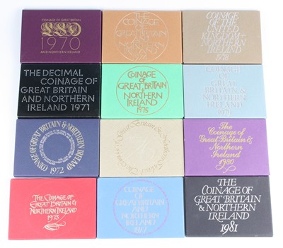 Lot 3340 - United Kingdom, a collection of twelve Coinage...