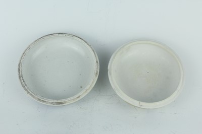Lot 170 - Two Chinese blue and white boxes and covers,...