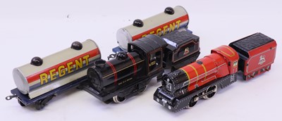 Lot 149 - Two 0-gauge Wells-Brimtoy 0-4-0 locos &...