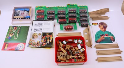 Lot 259 - New unopened BRIO loco & wagons/coaches: 33235...