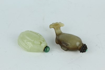 Lot 35 - A group of five Chinese jade and hardstone...