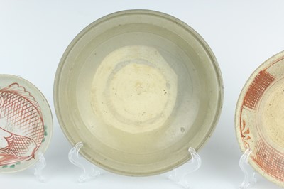 Lot 115 - Five Chinese bowls and a saucer, Yuan to early...