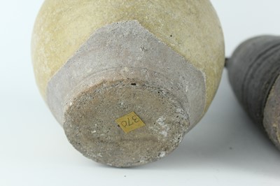 Lot 118 - Five Chinese black-glazed stoneware vessels,...