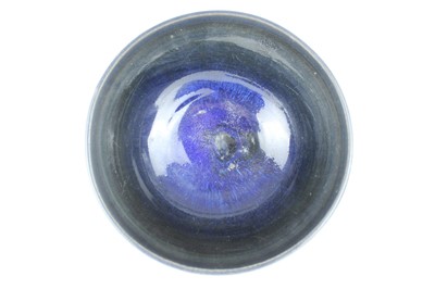 Lot 120 - Three Chinese dark blue to brown glazed...