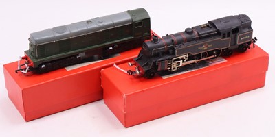 Lot 477 - Two Hornby-Dublo 2-rail locos: 2218 tank loco...