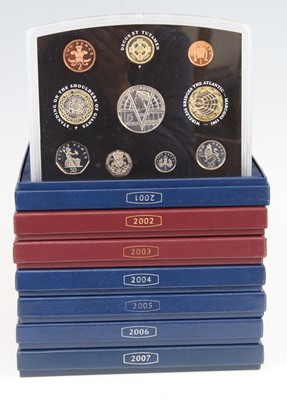Lot 3327 - The Royal Mint, 2001 United Kingdom Proof Set,...