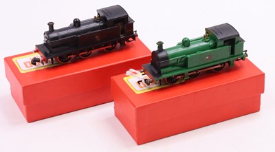 Lot 480 - Two 2206/7 Hornby-Dublo 2-rail 0-6-0 tank...