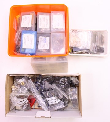 Lot 494 - Plastic crate full of spare parts, mainly for...