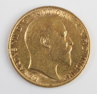 Lot 3280 - Great Britain, 1906 gold half sovereign,...