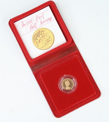 Lot 3281 - Great Britain, 1980 gold proof half sovereign,...
