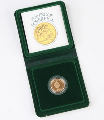 Lot 3320 - Great Britain, 1980 gold proof full sovereign,...