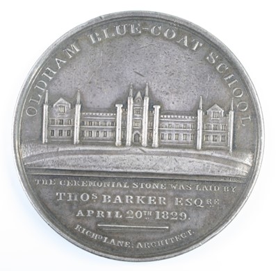Lot 3225 - Lancashire, Oldham Blue-Coat School, 1829, a...