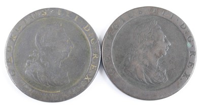 Lot 3343 - Great Britain, 1797 cartwheel penny, obv:...