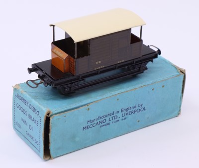Lot 423 - A Hornby Dublo pre-war goods van D1 Southern,...