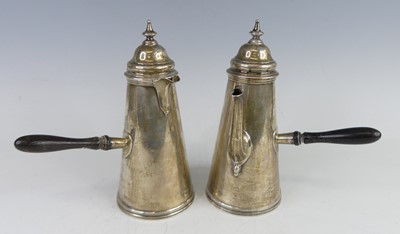 Lot 2251 - A Victorian silver coffee and hot chocolate...