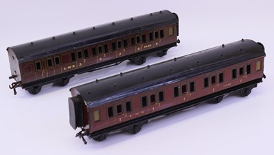 Lot 393 - Two Bassett Lowke 0 gauge coarse scale LMS...