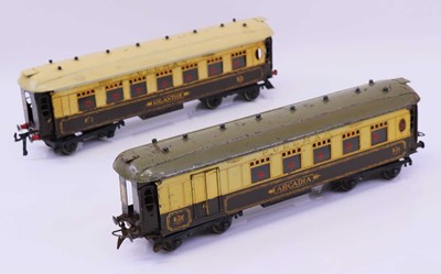 Lot 317 - Two Hornby 0 gauge Pullmans to include a...
