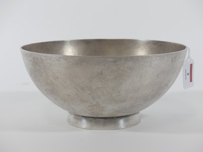 Lot 3 - A contemporary textured metal footed table...