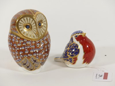 Lot 29 - A Royal Crown Derby desk ornament in the form...
