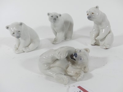 Lot 32 - A Royal Copenhagen porcelain model of a Polar...