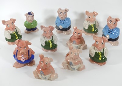 Lot 35 - A collection of eleven Wade Natwest Piggy...